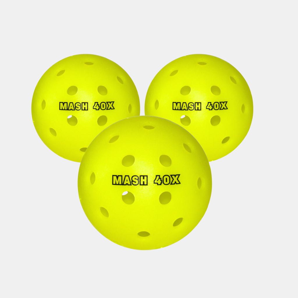 MASH 40X Professional Pickleballs (50 Pack)