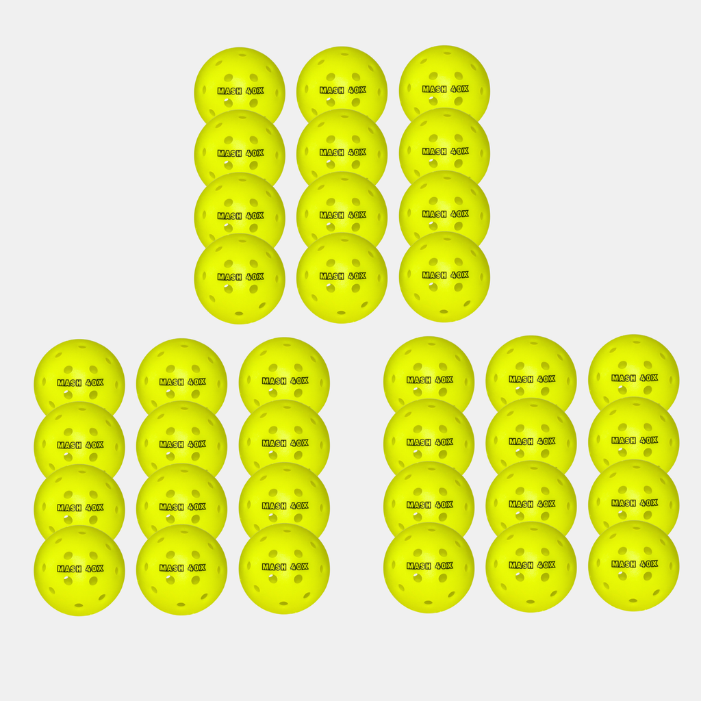 MASH 40X Professional Pickleballs (36 Pack)